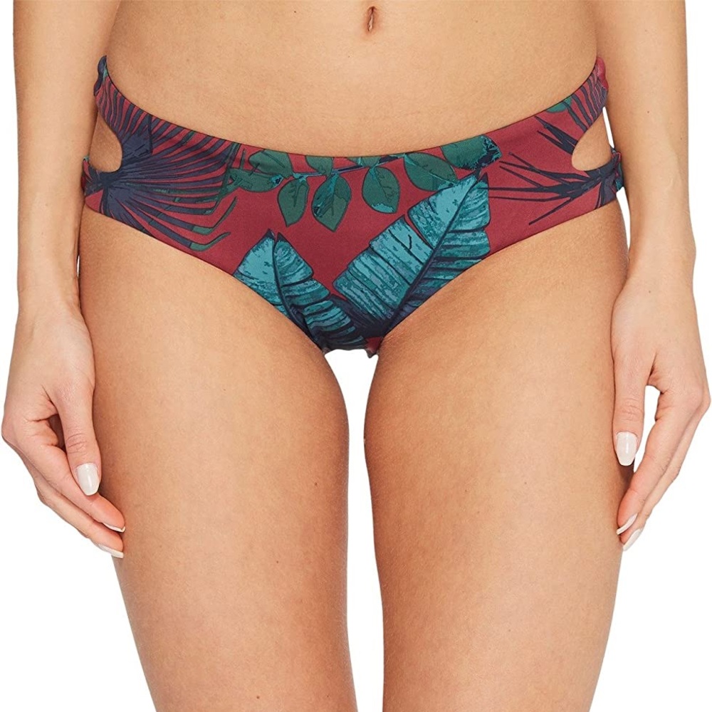 Bikini Lab Cutout Hipster Bottoms, size large NWT